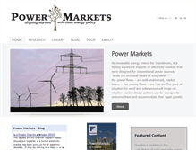 Tablet Screenshot of powermarkets.org